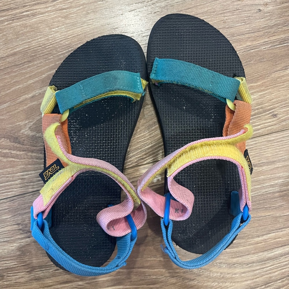 Girls multi-colored Tevas